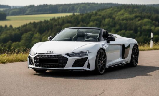 Rent an Audi R8 Performance Spyder in Siegen Hero