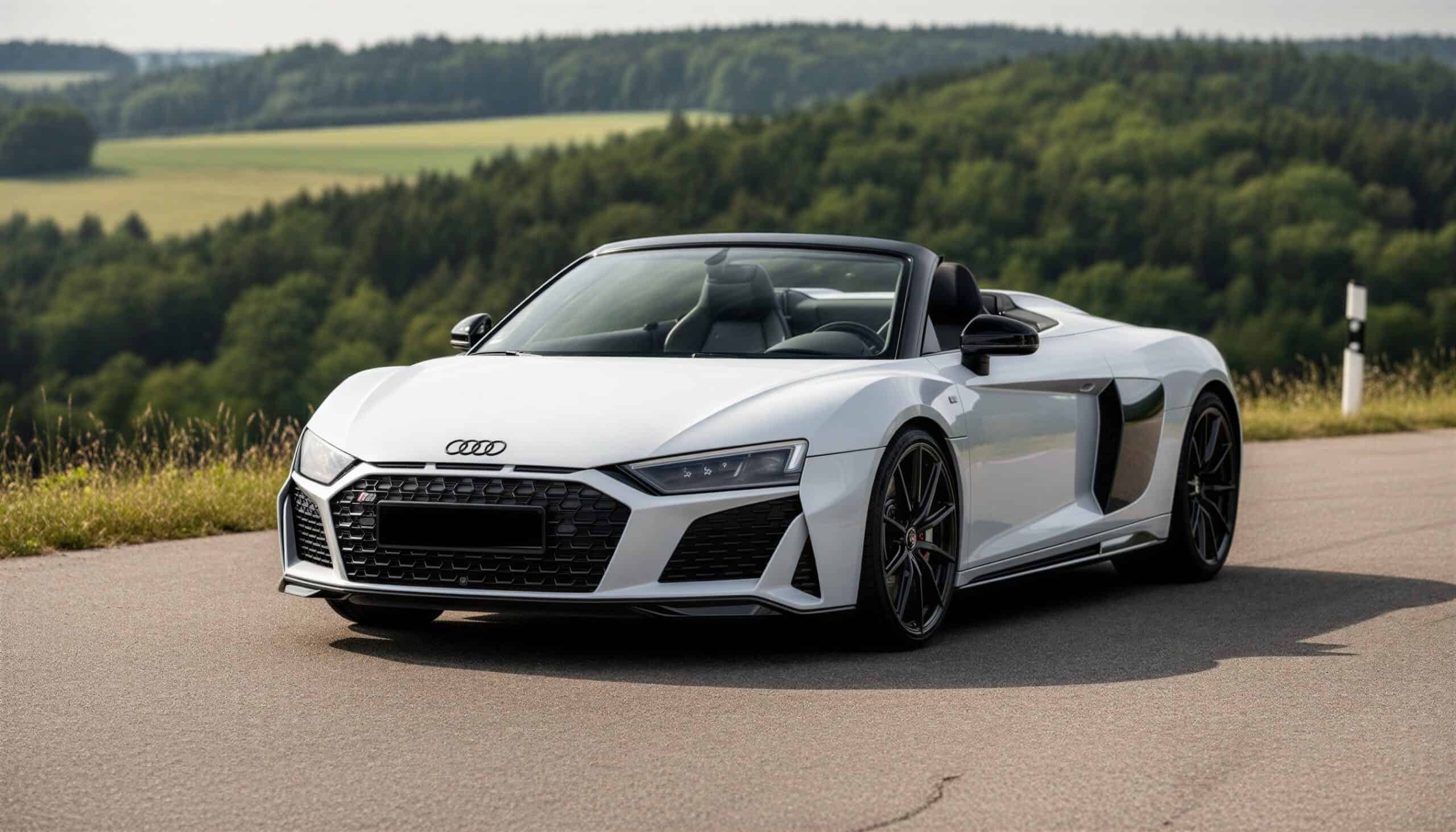 Rent an Audi R8 Performance Spyder in Siegen Hero