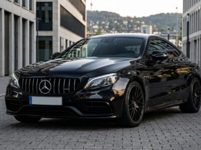 Rent a Mercedes C63S Coupe in Stuttgart Hero