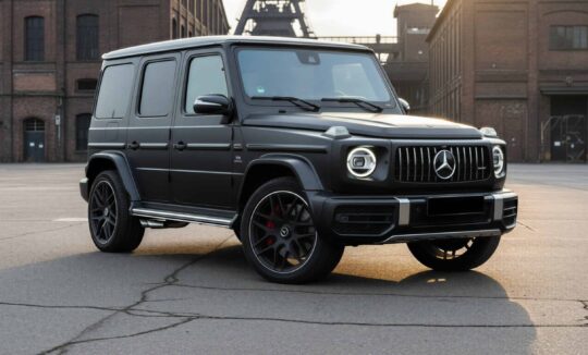 Rent a Black Mercedes G63 AMG in Dortmund Hero