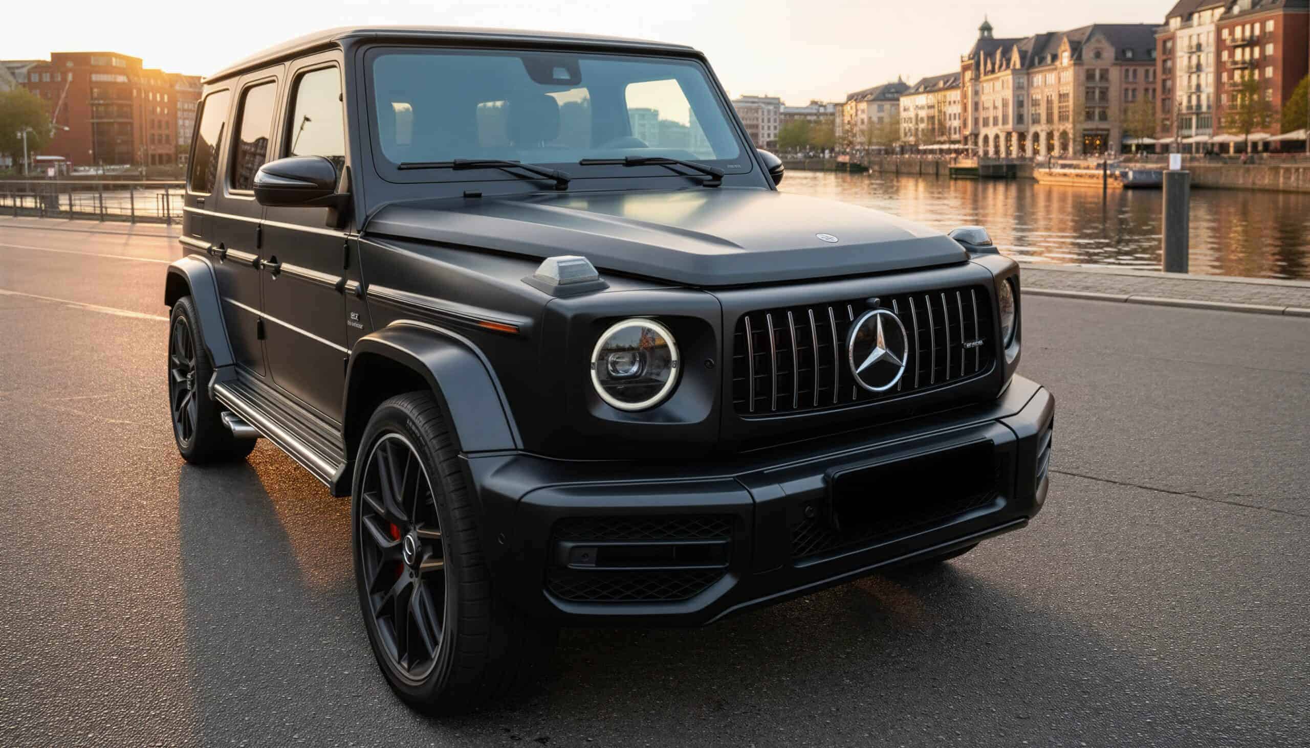 Rent a Mercedes G63 AMG in Hamburg Hero