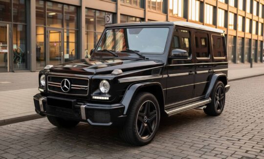 Rent a Mercedes G63 AMG in Dortmund Hero