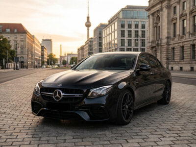 Rent a Mercedes E63S AMG in Berlin Hero