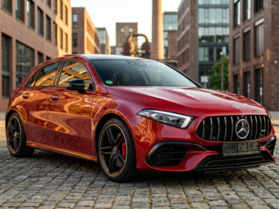 Rent Mercedes-Benz A45 AMG in Dortmund Hero