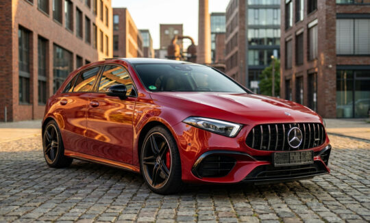 Rent Mercedes-Benz A45 AMG in Dortmund Hero