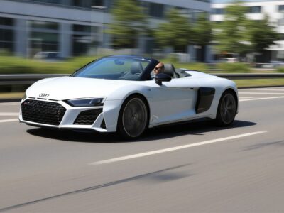 Audi R8 Spyder in Cologne Hero