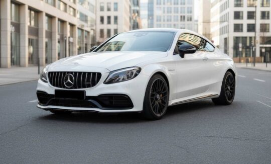 Rent a Mercedes C63S AMG Coupe in DortmundHero