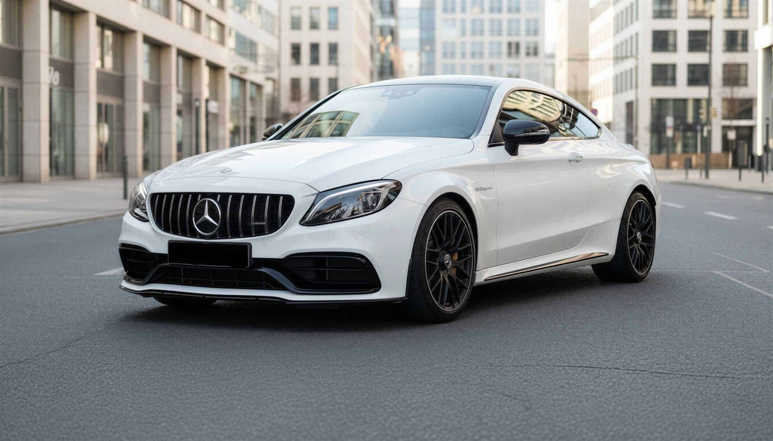 Rent a Mercedes C63S AMG Coupe in DortmundHero