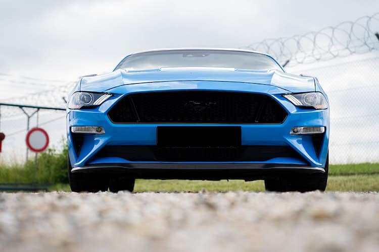 Front View of Ford Mustang GT in Munich