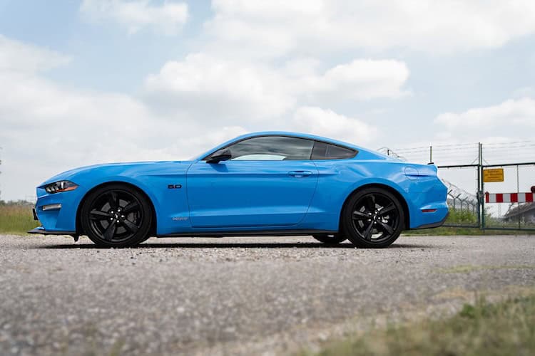 Side View of Ford Mustang GT in Munich