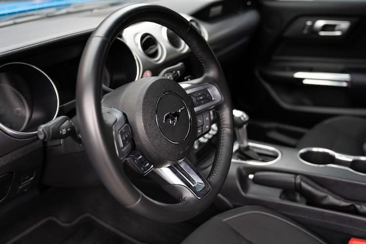 Interior View of Ford Mustang GT in Munich