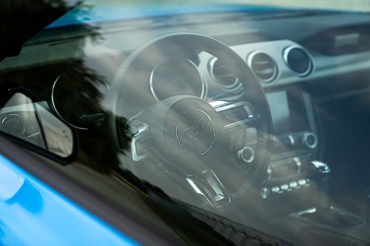 Interior View of Ford Mustang GT in Munich