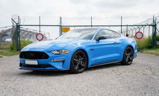 Front View of Ford Mustang GT in Munich