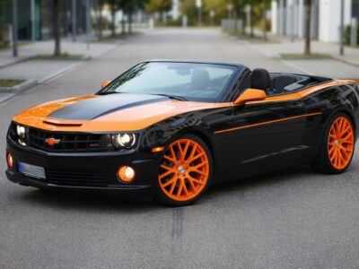 Rent a Chevrolet Camaro SS Convertible in Stuttgart hero