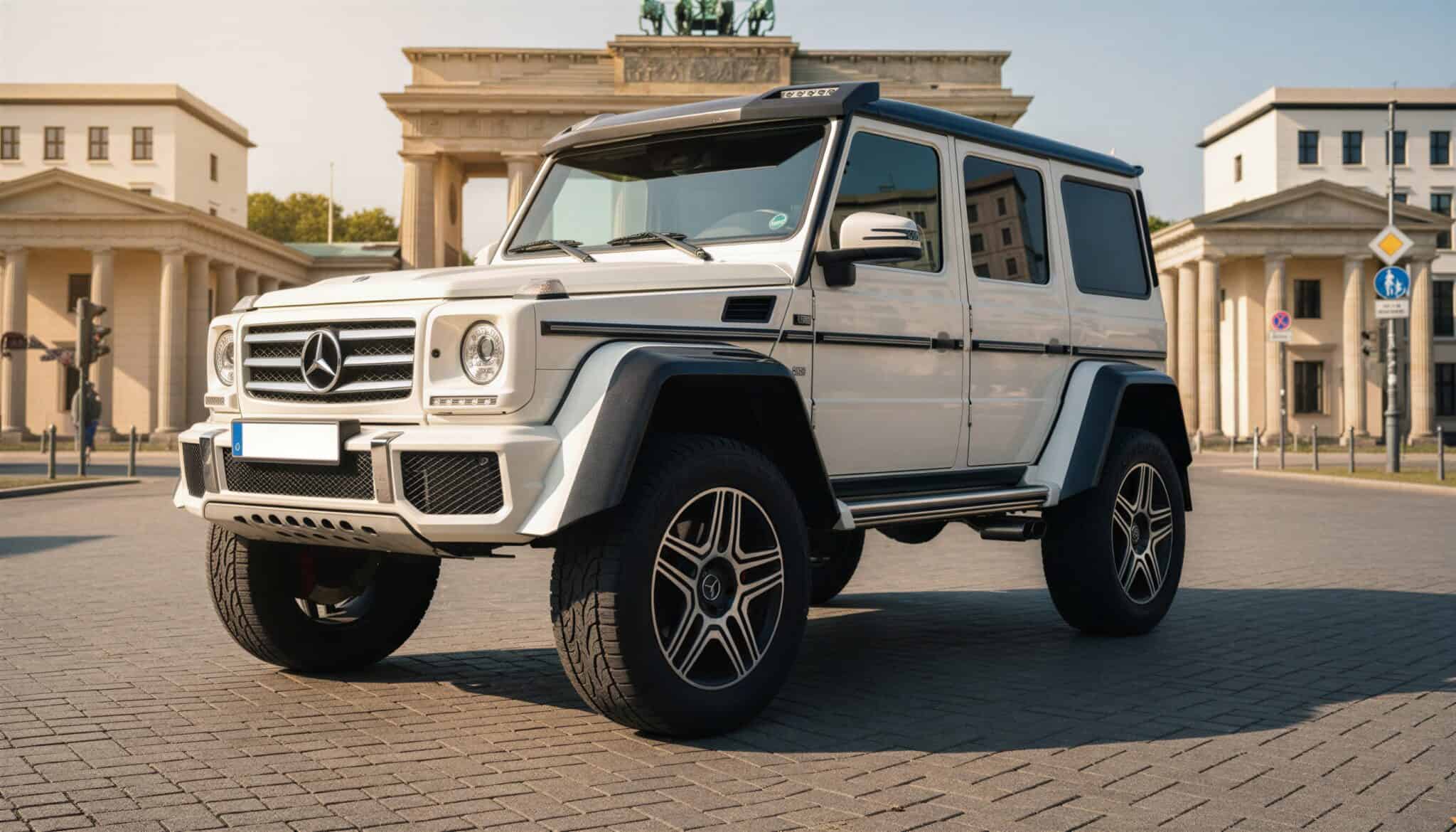 Rent a Mercedes G Class - G500 4x4 in Berlin Hero