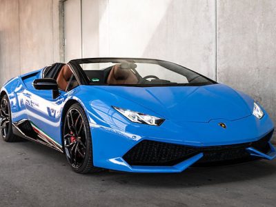 Rent a Lamborghini Huracan LP610-4 Spyder in Frankfurt