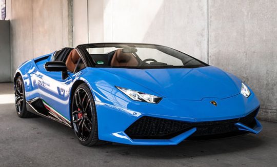 Rent a Lamborghini Huracan LP610-4 Spyder in Frankfurt