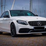 Rent a Mercedes-Benz C63S AMG in Greifswald