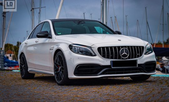 Rent a Mercedes-Benz C63S AMG in Greifswald
