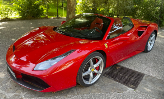 Rent a Ferrari 488 GTB Spider in Munich