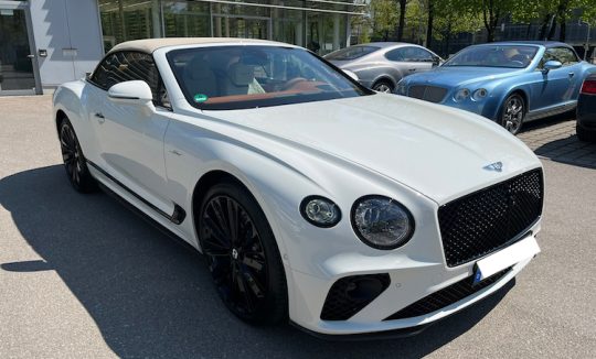 Rent a Bentley Continental GTC Speed in Munich
