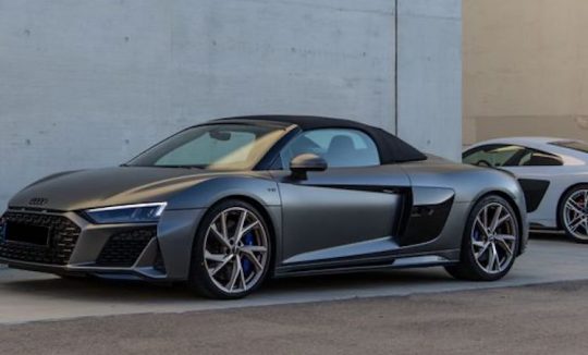 Rent an Audi R8 V10 Performance Spyder in Stuttgart
