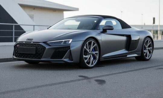 Rent an Audi R8 V10 Performance Spyder in Stuttgart Hero