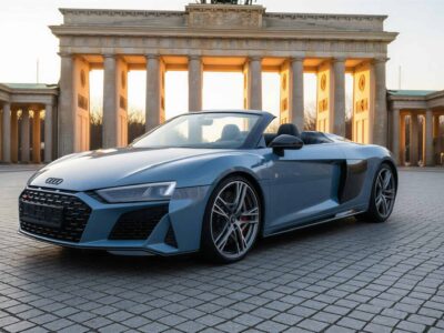 Audi R8 Spyder in Berlin hero