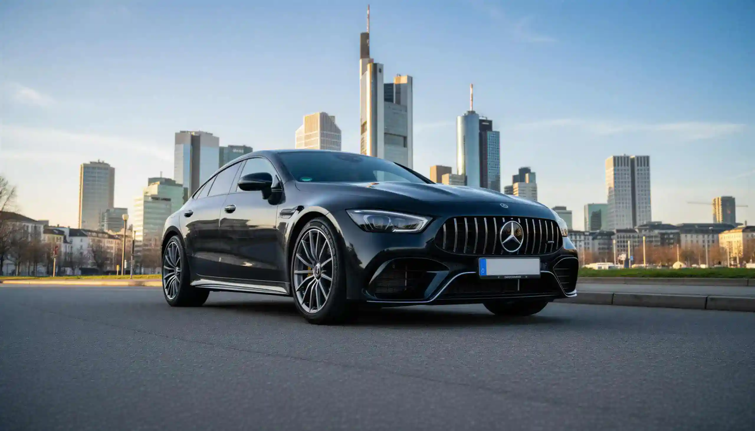 Mercedes AMG GT 63 in Frankfurt hero
