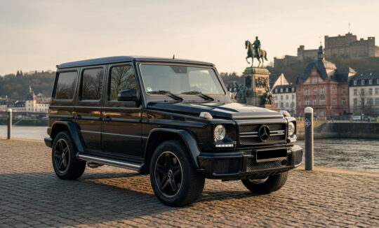 Rent a Mercedes G-Class in Koblenz Hero