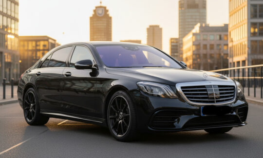 Rent a Mercedes S500 AMG in Dortmund Hero