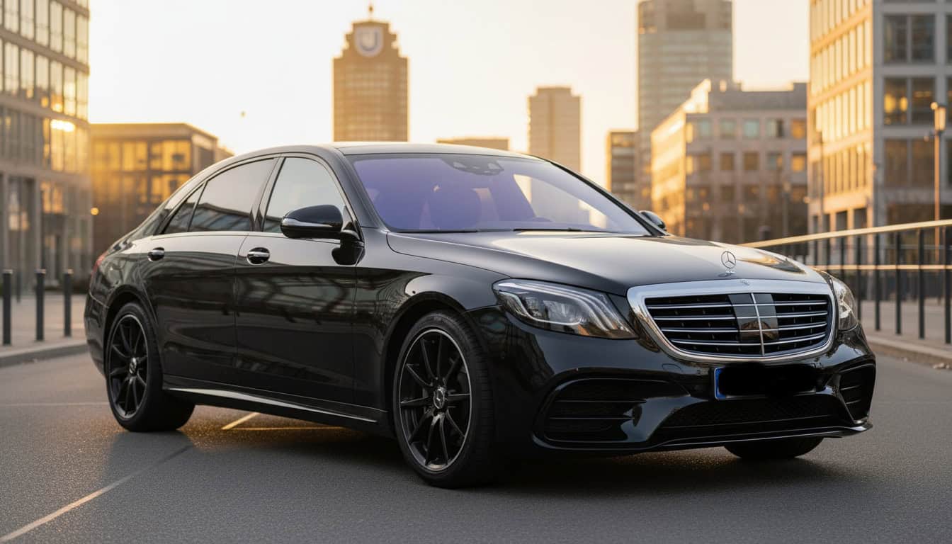 Rent a Mercedes S500 AMG in Dortmund Hero