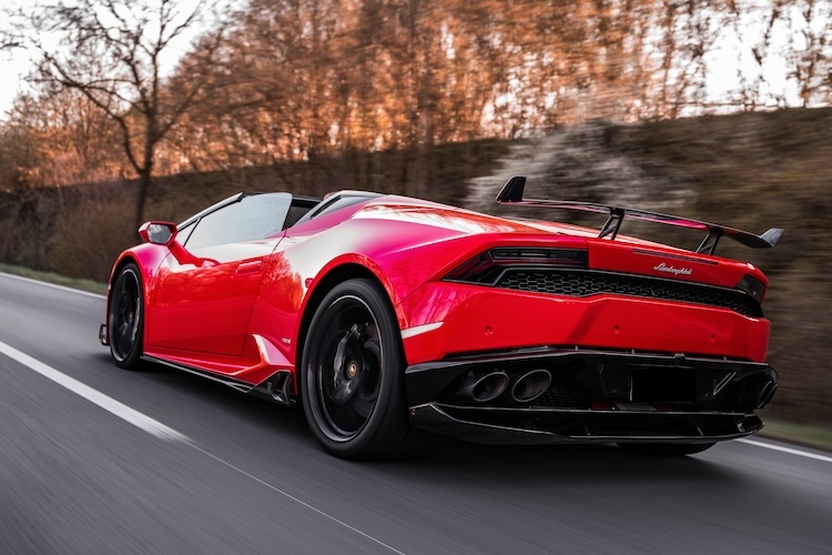 back site from Lamborghini Huracan Spyder in Paderborn