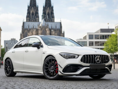 Rent a Mercedes CLA 45S AMG in Cologne hero