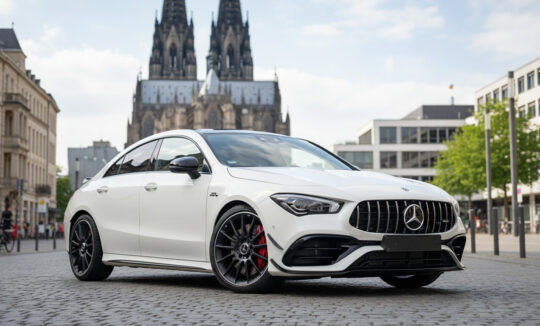 Rent a Mercedes CLA 45S AMG in Cologne hero