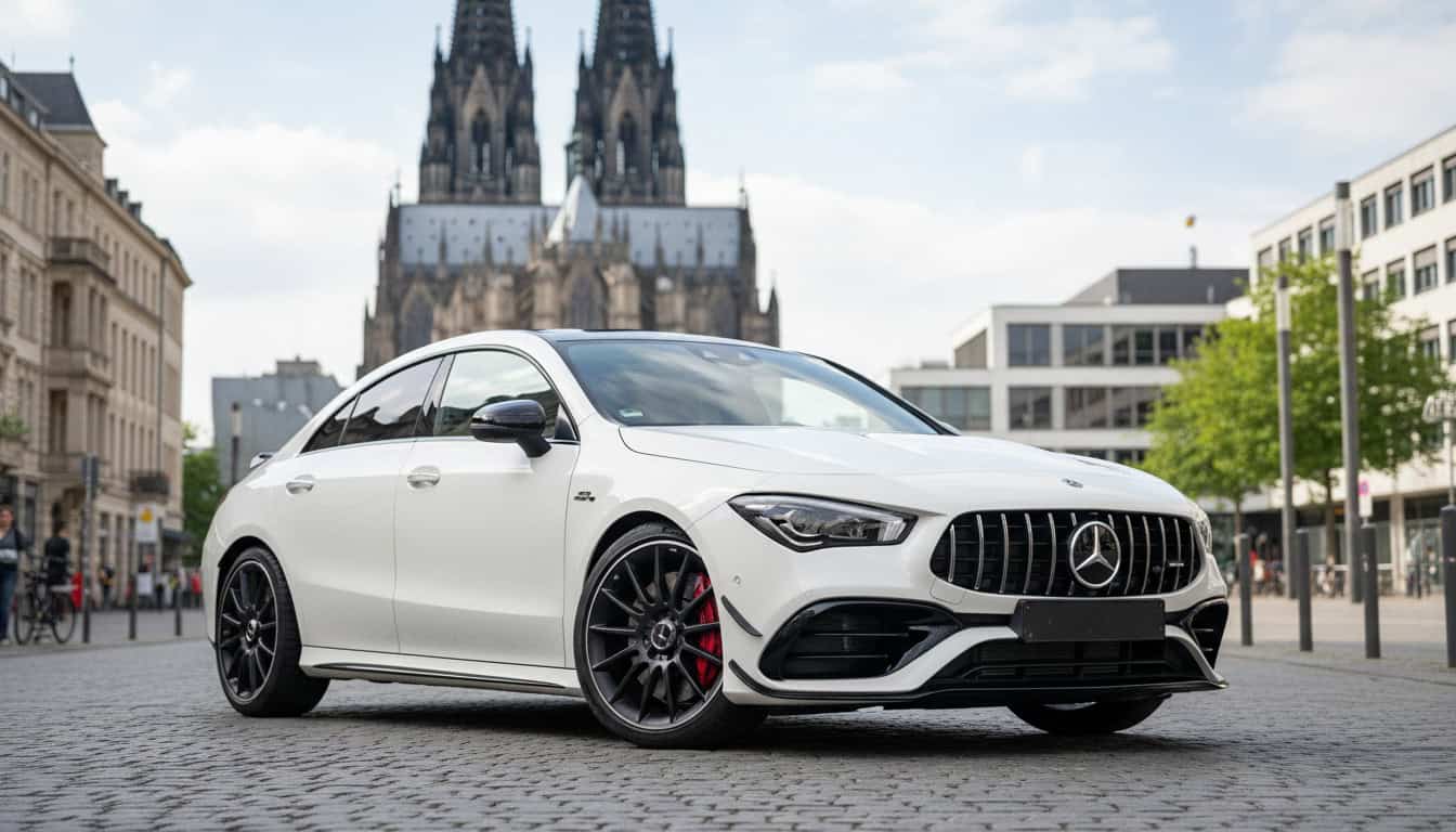 Rent a Mercedes CLA 45S AMG in Cologne hero