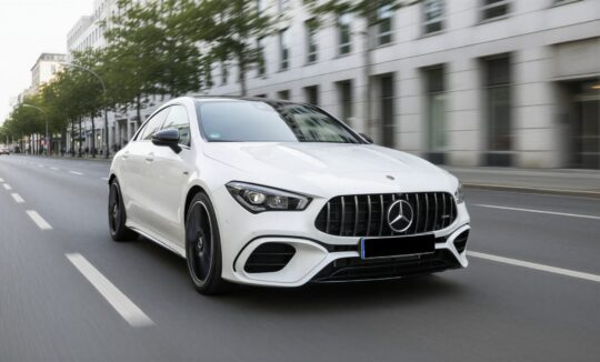 Rent a Mercedes CLA 45S AMG in Berlin Hero