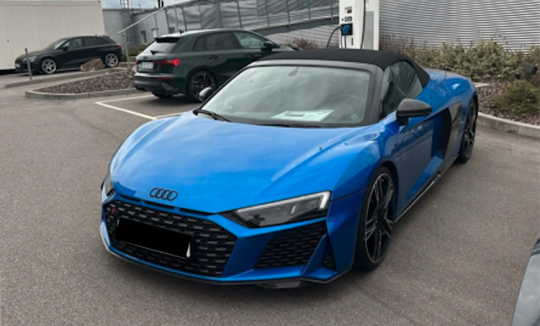 Rent an Audi R8 Performance Spyder in Munich