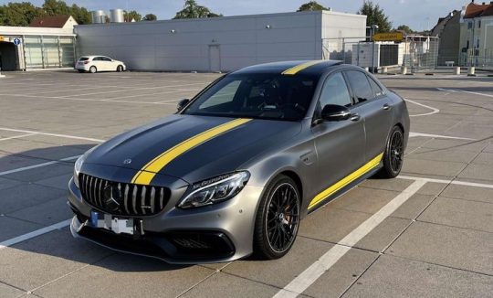 Rent a Mercedes C63S AMG in Siegen