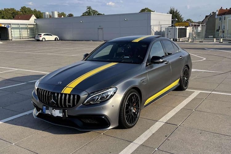 Rent a Mercedes C63S AMG in Siegen