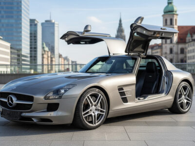 Rent a Mercedes AMG SLS Coupé in Munich Hero