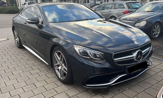Rent a Mercedes S63 AMG Coupé in Munich