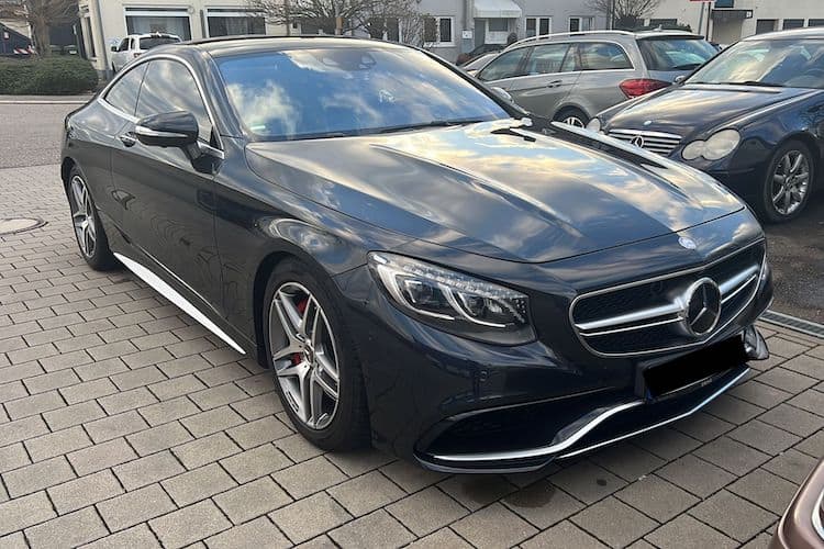 Rent a Mercedes S63 AMG Coupé in Munich