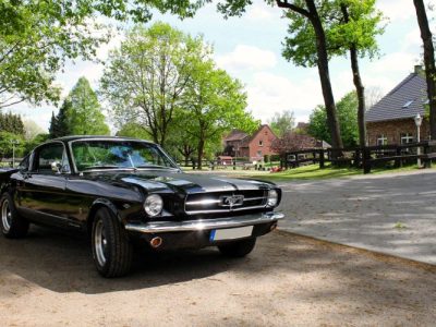 Rent a 1965 Ford Mustang Fastback GT in Dortmund