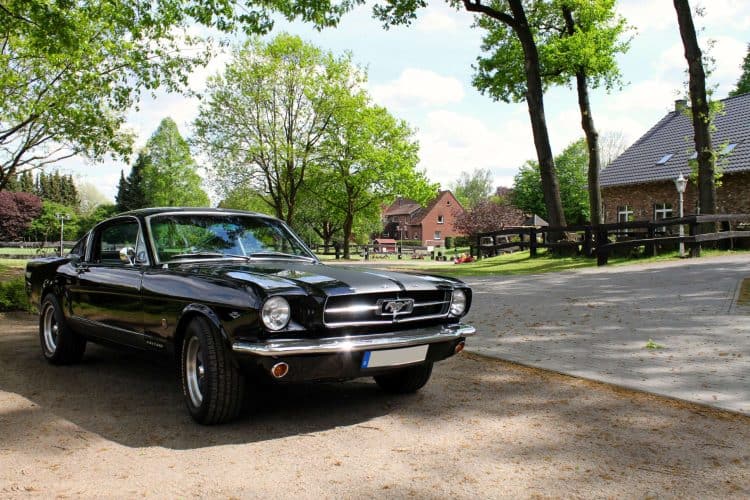 Rent a 1965 Ford Mustang Fastback GT in Dortmund