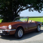 Rent Triumph Spitfire classic car in Munich
