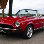Rent Fiat 124 Sport Spider classic car in Munich