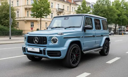 Rent a Mercedes G63 AMG in Munich Hero