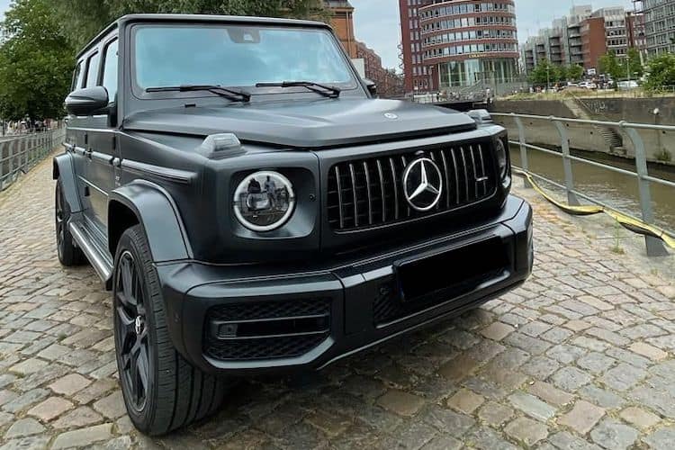 Rent a Mercedes G63 AMG in Hamburg