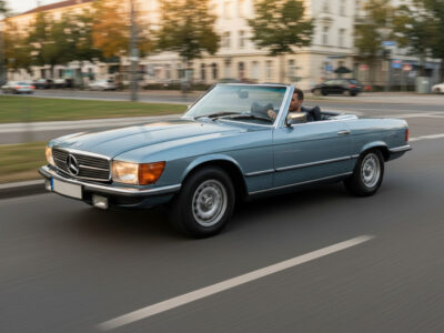 Rent a Mercedes SL 450 in Berlin Hero